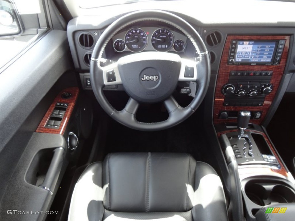 2008 Jeep Commander Limited 4x4 Dark Slate Gray Dashboard Photo #52314147