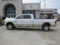 2011 Bright White Dodge Ram 2500 HD Laramie Longhorn Crew Cab 4x4  photo #2