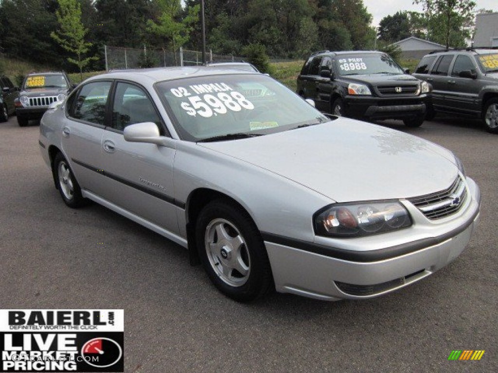 2002 Impala LS - Galaxy Silver Metallic / Medium Gray photo #1