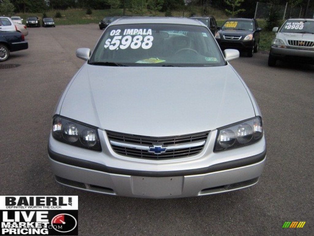 2002 Impala LS - Galaxy Silver Metallic / Medium Gray photo #2