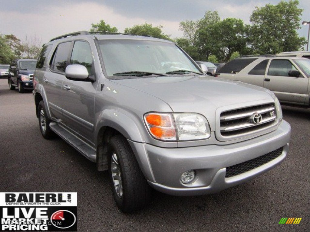 2003 Sequoia Limited 4WD - Silver Sky Metallic / Charcoal photo #1