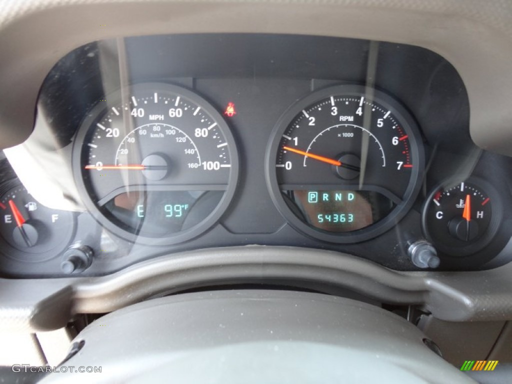 2008 Jeep Wrangler Unlimited X Gauges Photo #52316757