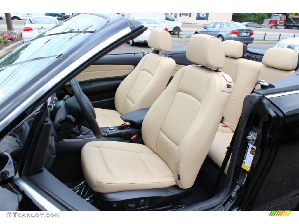Savanna Beige Interior 2011 BMW 1 Series 128i Convertible Photo #52316781