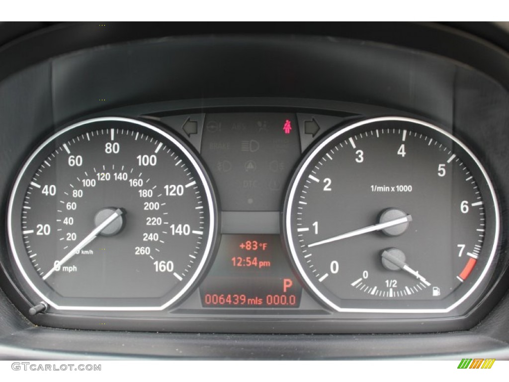2011 BMW 1 Series 128i Convertible Gauges Photo #52316856