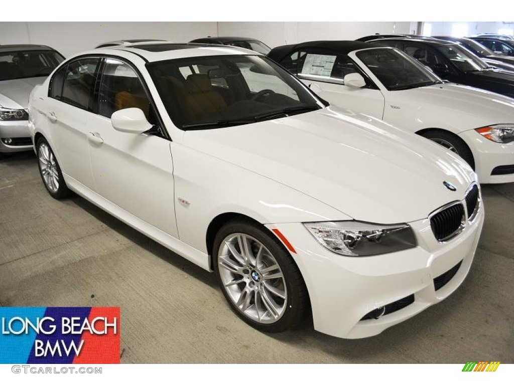 2011 3 Series 328i Sedan - Alpine White / Saddle Brown Dakota Leather photo #1