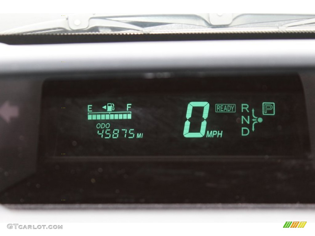 2005 Prius Hybrid - Tideland Gray Green Pearl / Ivory/Brown photo #17