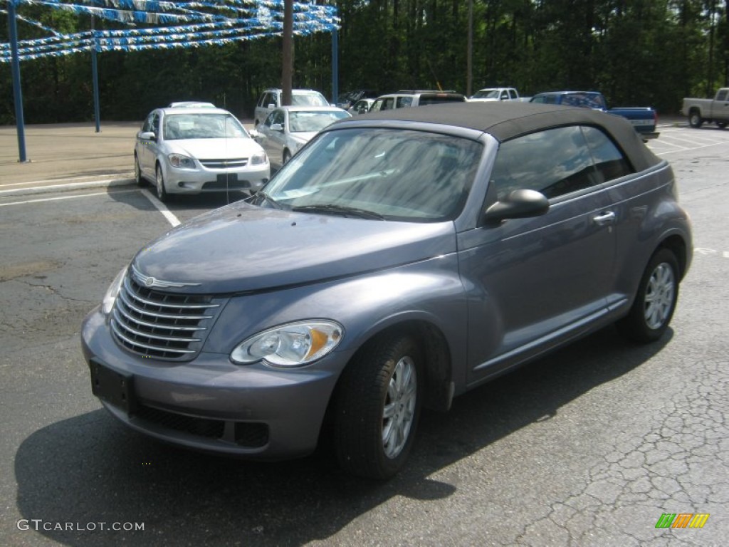 2007 PT Cruiser Convertible - Opal Gray Metallic / Pastel Slate Gray photo #9