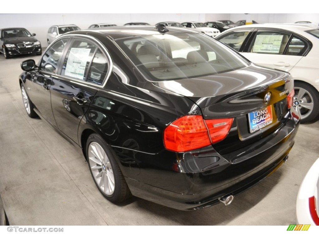 2011 3 Series 335d Sedan - Jet Black / Black Dakota Leather photo #3