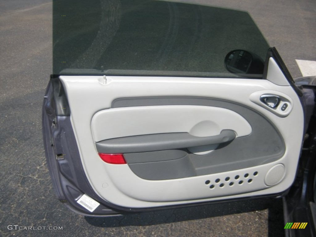 2007 PT Cruiser Convertible - Opal Gray Metallic / Pastel Slate Gray photo #18