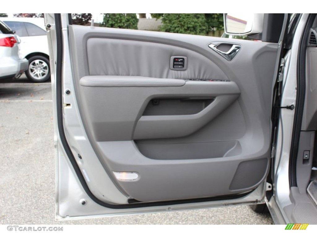 2009 Honda Odyssey Touring Gray Door Panel Photo #52319142
