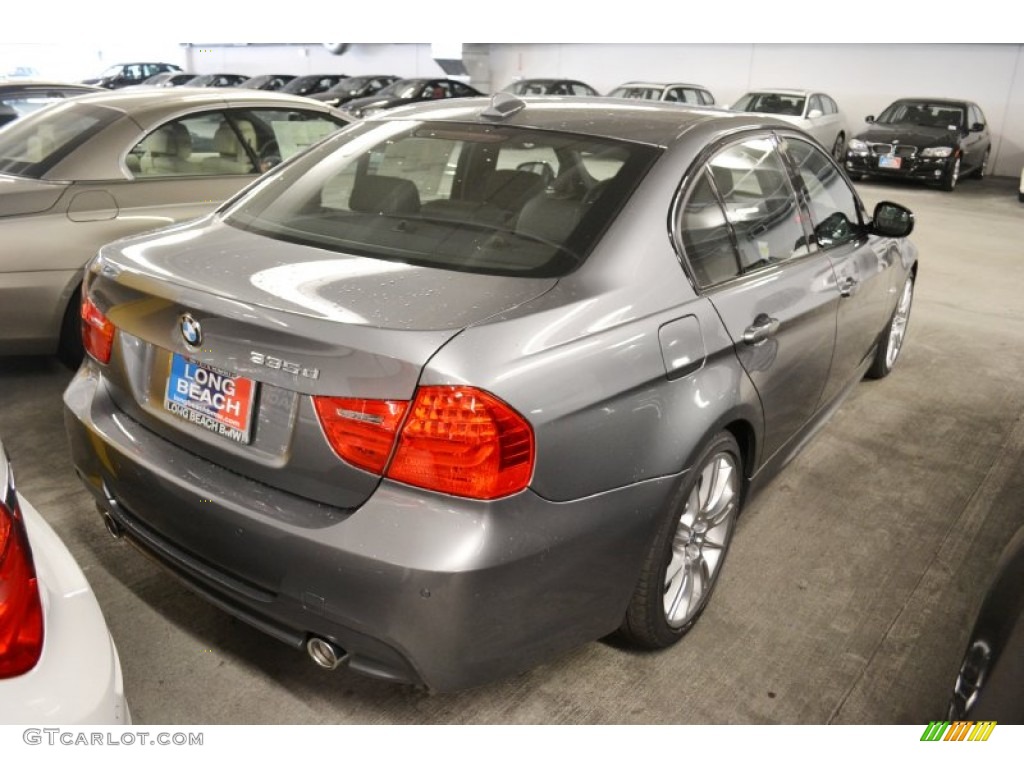 2011 3 Series 335d Sedan - Space Gray Metallic / Black Dakota Leather photo #3