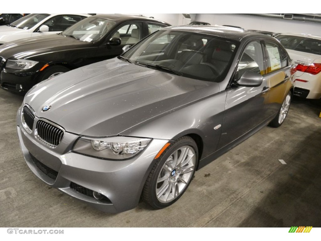 2011 3 Series 335d Sedan - Space Gray Metallic / Black Dakota Leather photo #6