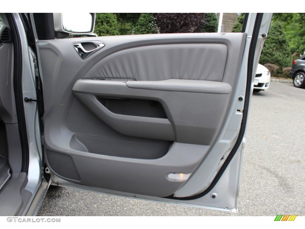 2009 Honda Odyssey Touring Gray Door Panel Photo #52319355