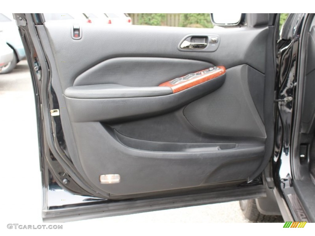 2004 Acura MDX Standard MDX Model Ebony Door Panel Photo #52319574