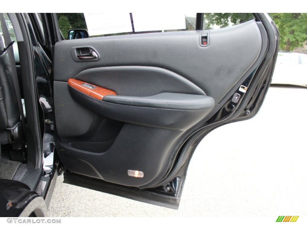 2004 Acura MDX Standard MDX Model Ebony Door Panel Photo #52319757