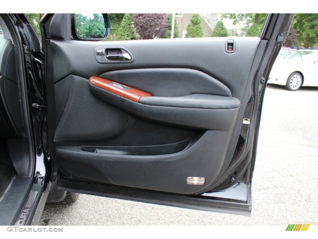 2004 Acura MDX Standard MDX Model Ebony Door Panel Photo #52319781