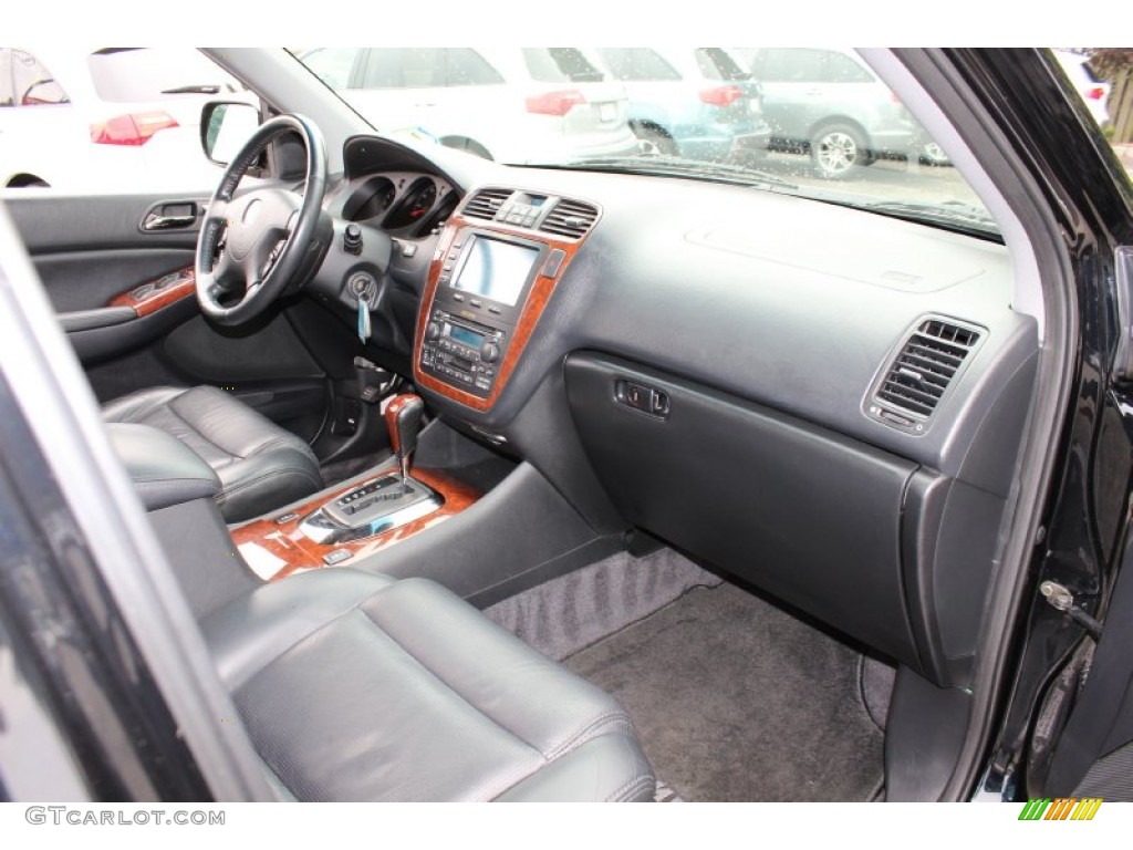 2004 Acura MDX Standard MDX Model Ebony Dashboard Photo #52319796