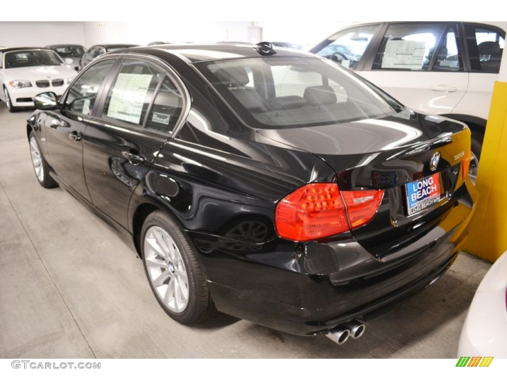 2011 3 Series 328i Sedan - Jet Black / Black Dakota Leather photo #3