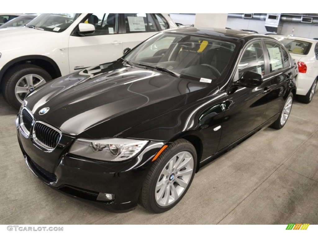 2011 3 Series 328i Sedan - Jet Black / Black Dakota Leather photo #6