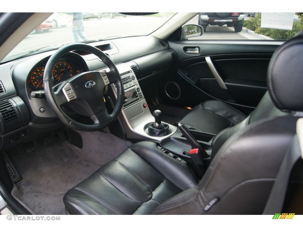 Graphite Interior 2004 Infiniti G 35 Coupe Photo #52320300
