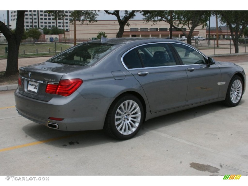 2012 7 Series 750Li Sedan - Space Grey Metallic / Black photo #8