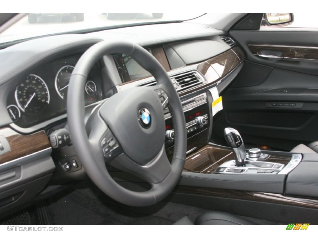 2012 7 Series 750Li Sedan - Space Grey Metallic / Black photo #9