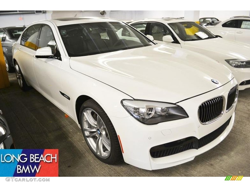 2012 7 Series 750Li Sedan - Alpine White / Black photo #1