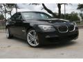 Black Sapphire Metallic 2012 BMW 7 Series 750i Sedan Exterior