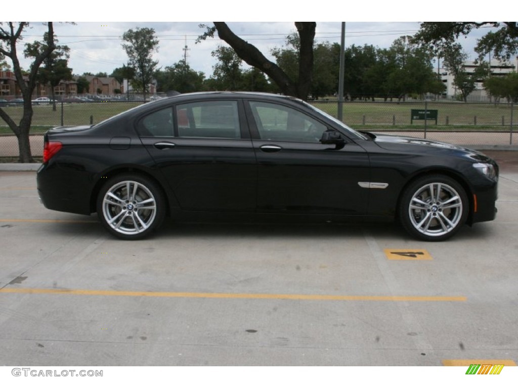 Black Sapphire Metallic 2012 BMW 7 Series 750i Sedan Exterior Photo #52320837