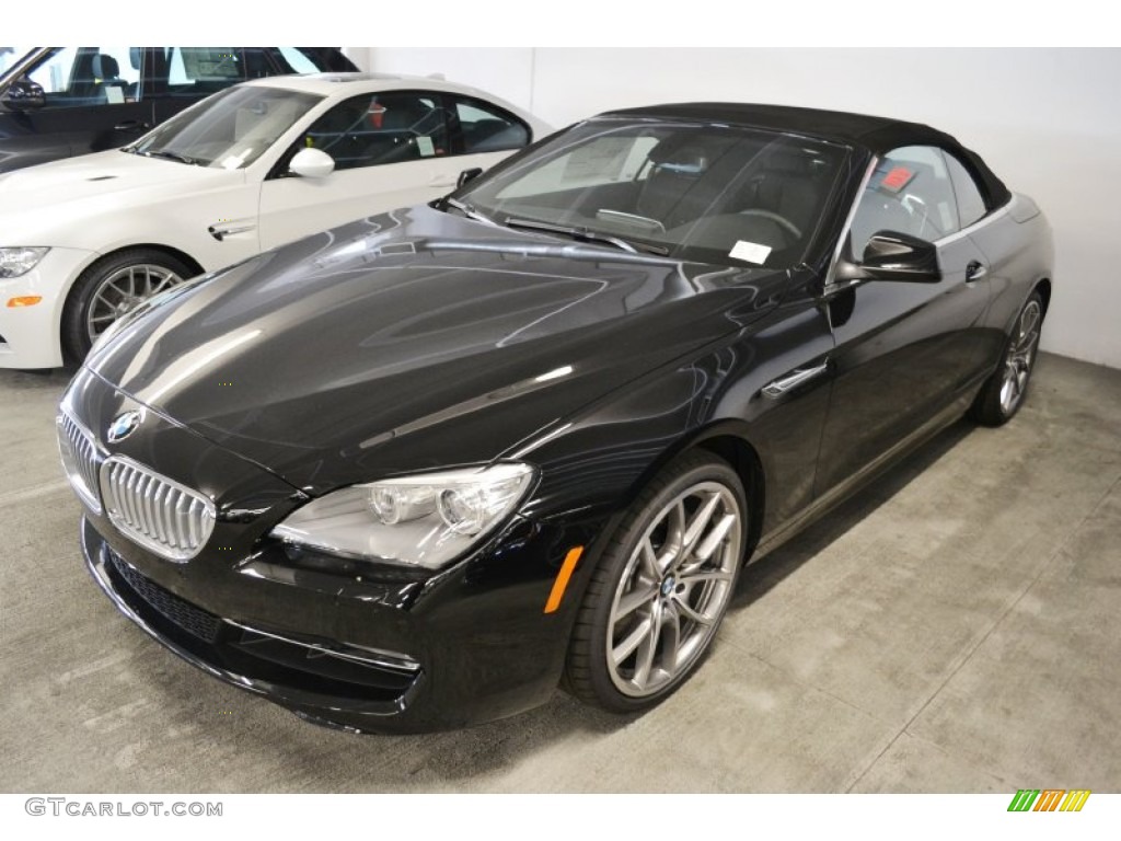 Jet Black 2012 BMW 6 Series 650i Convertible Exterior Photo #52320912