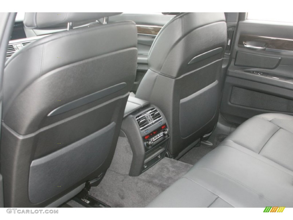Black Interior 2012 BMW 7 Series 750i Sedan Photo #52321137