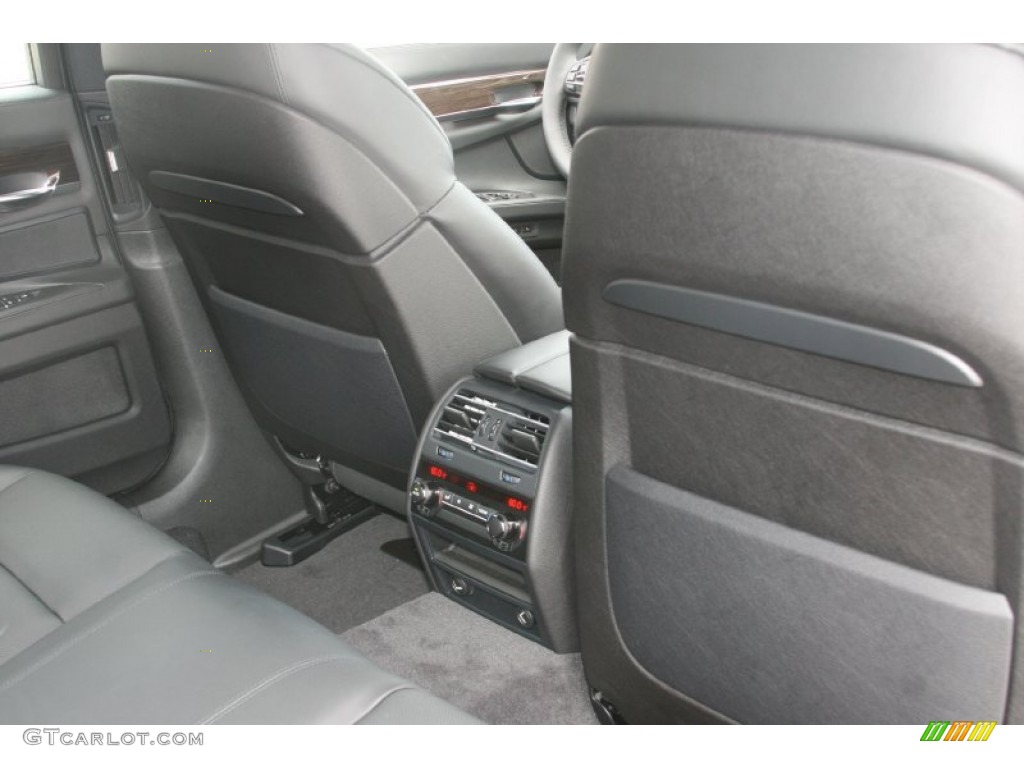 Black Interior 2012 BMW 7 Series 750i Sedan Photo #52321224