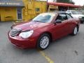 2008 Inferno Red Crystal Pearl Chrysler Sebring LX Convertible  photo #3