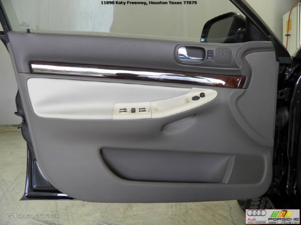 2001 Audi A4 2.8 Sedan Ecru/Clay Door Panel Photo #52322058