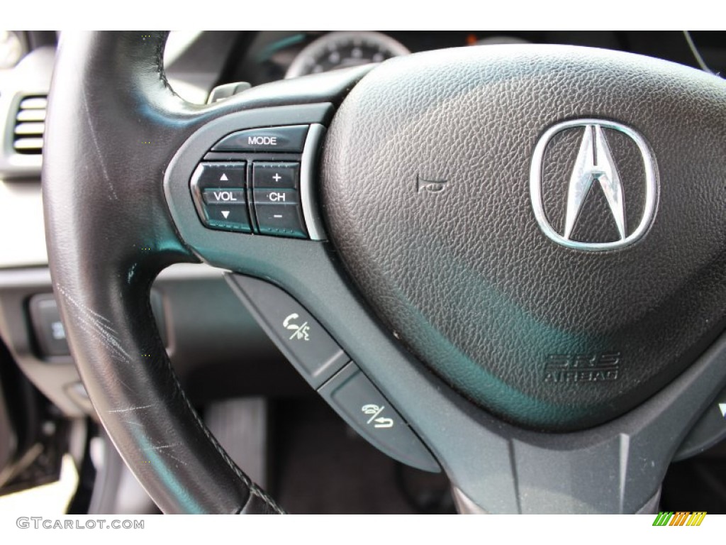 2009 TSX Sedan - Crystal Black Pearl / Ebony photo #15