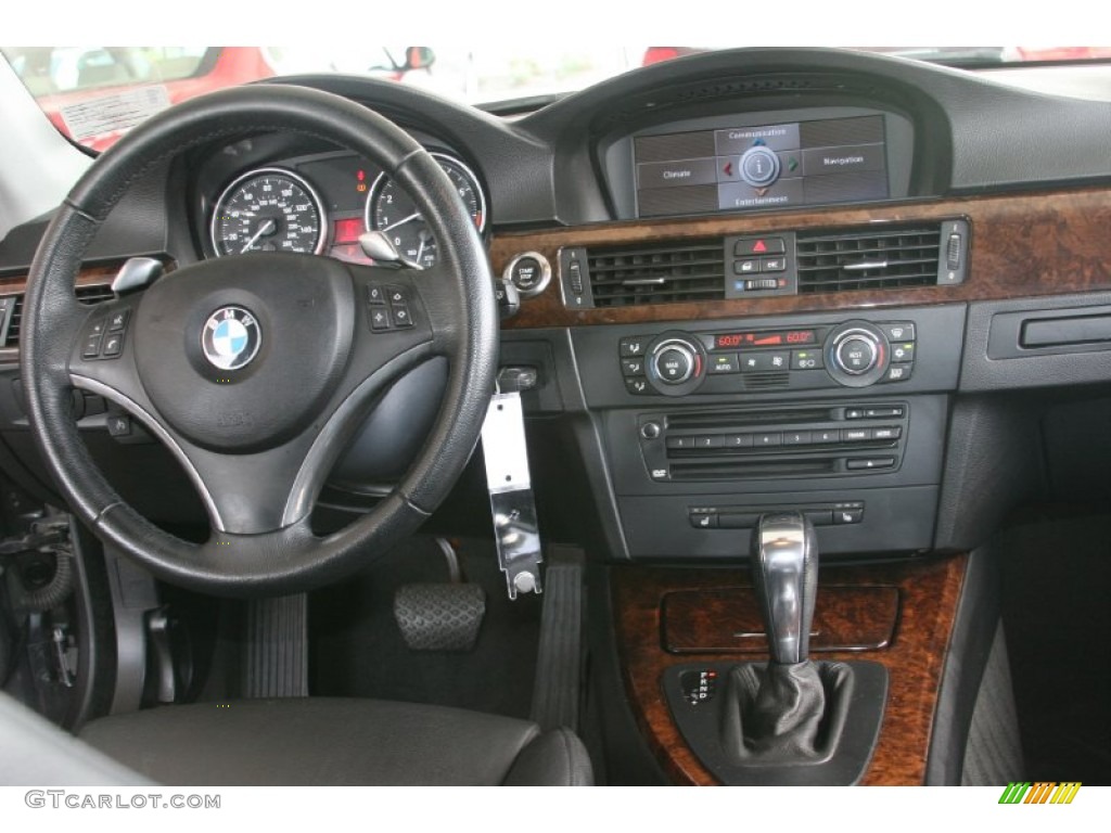 2008 3 Series 335i Coupe - Sparkling Graphite Metallic / Black photo #29