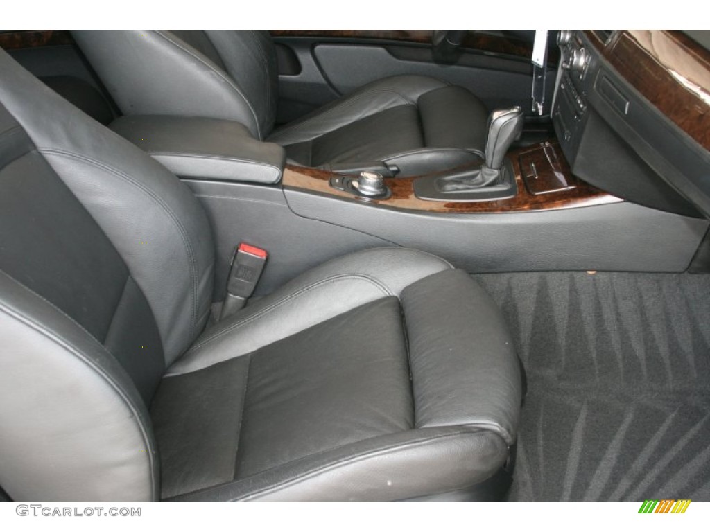 2008 3 Series 335i Coupe - Sparkling Graphite Metallic / Black photo #35