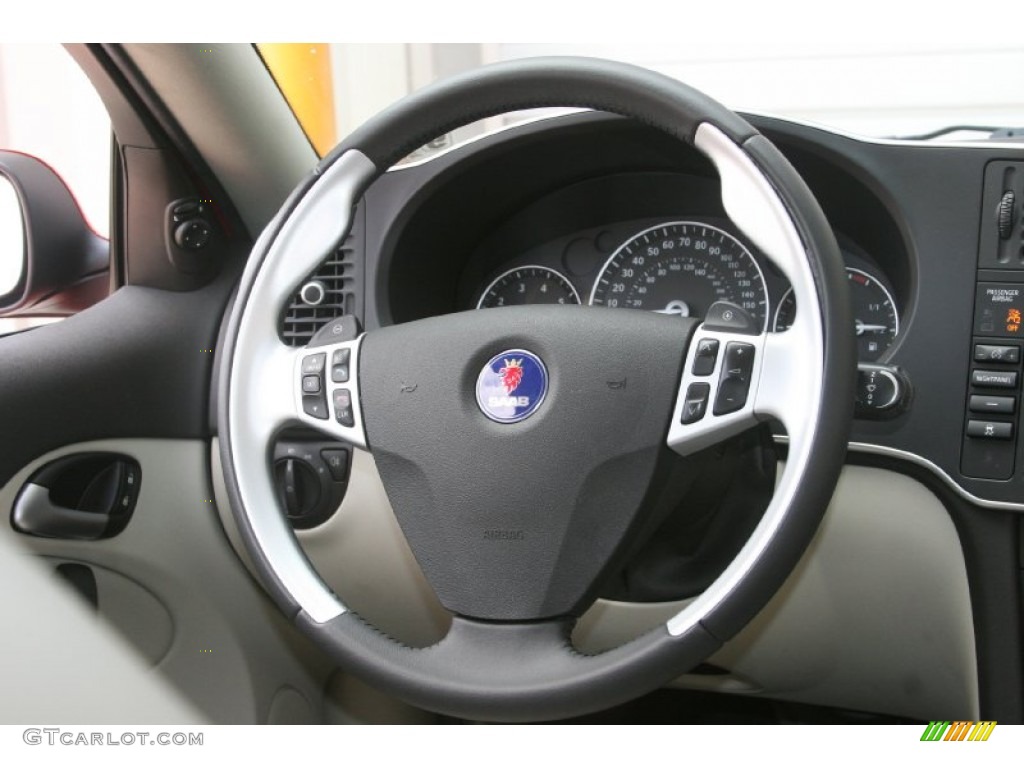 2007 Saab 9-3 Aero SportCombi Wagon Steering Wheel Photos