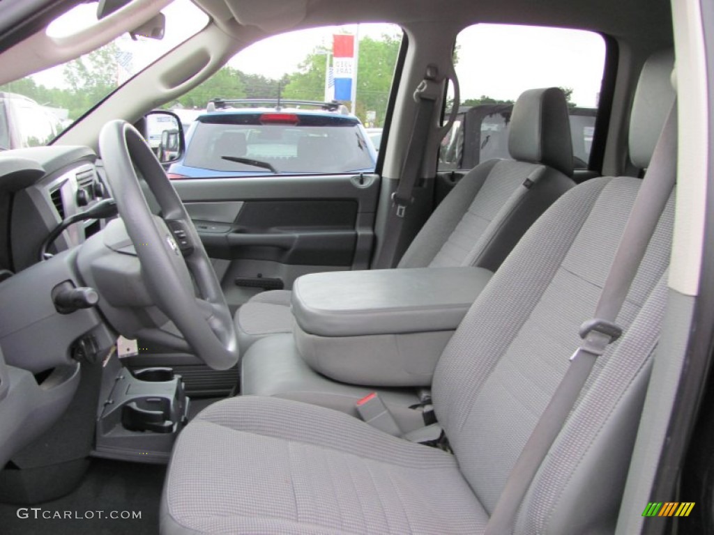 Medium Slate Gray Interior 2008 Dodge Ram 1500 Big Horn Edition Quad Cab 4x4 Photo #52324050
