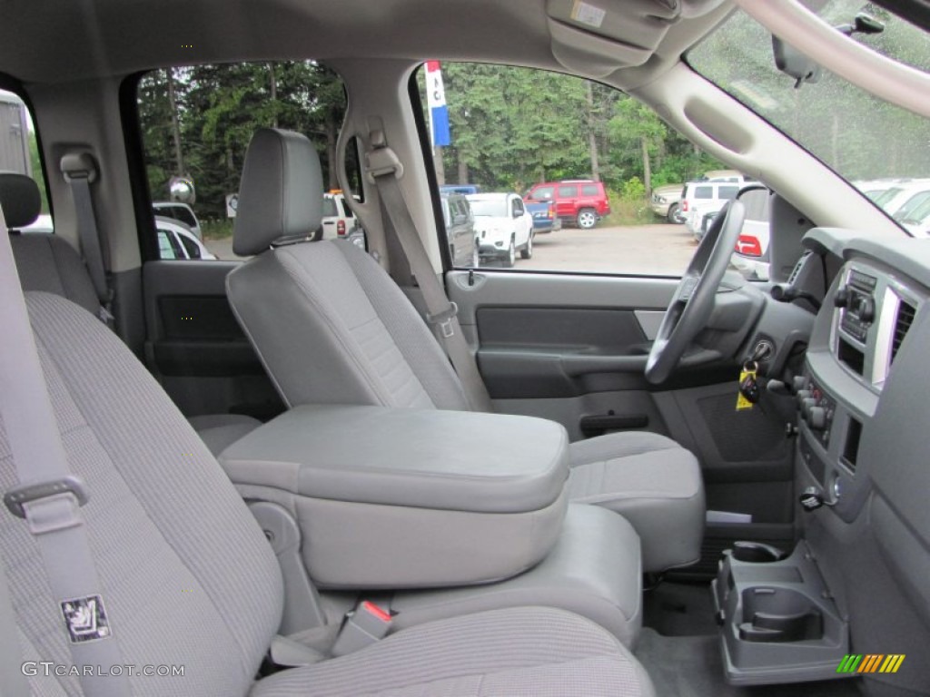Medium Slate Gray Interior 2008 Dodge Ram 1500 Big Horn Edition Quad Cab 4x4 Photo #52324155