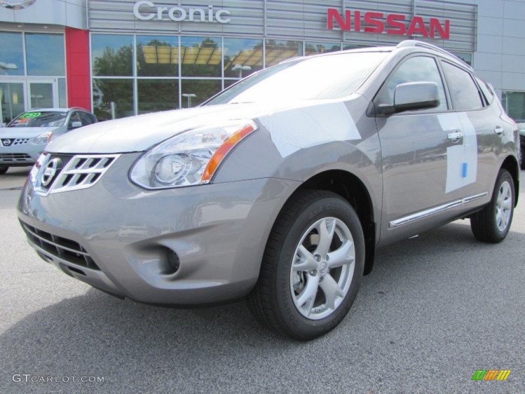 2011 Rogue SV - Gotham Gray Metallic / Black photo #1