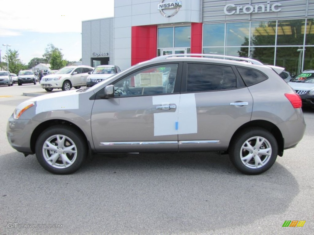 2011 Rogue SV - Gotham Gray Metallic / Black photo #2