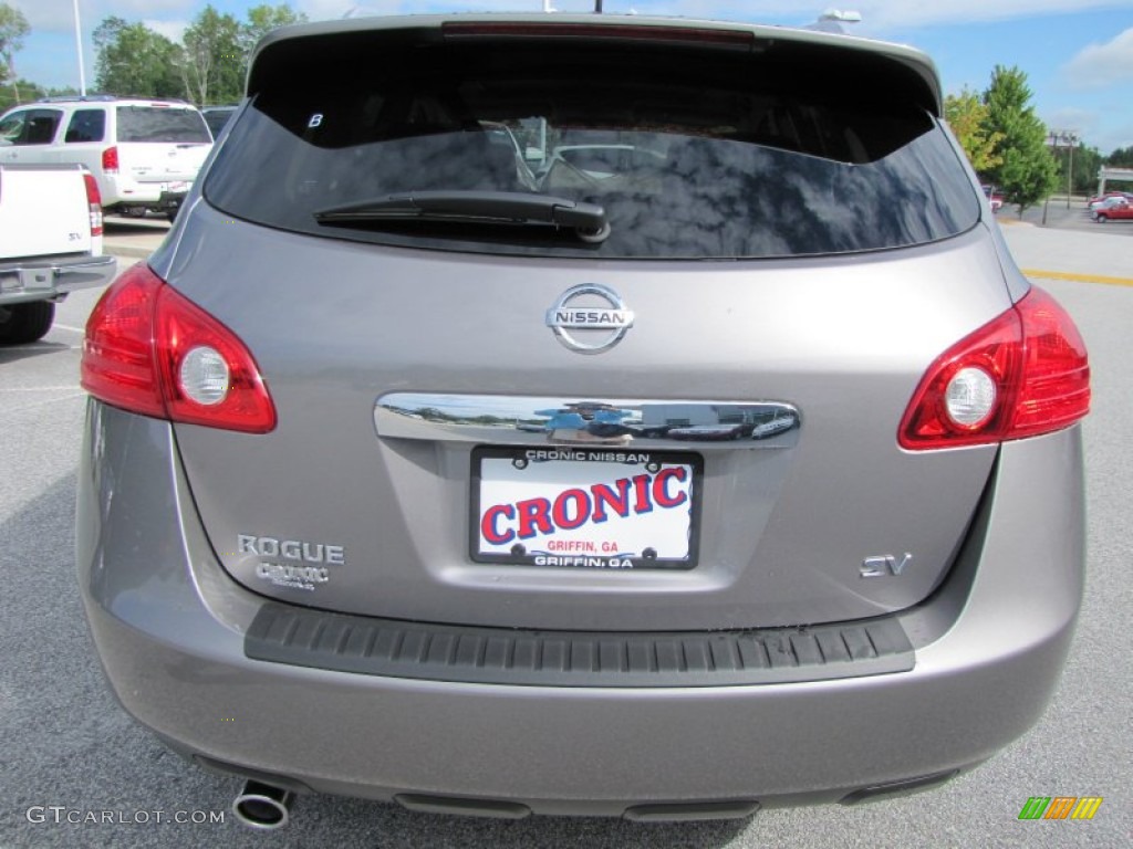 2011 Rogue SV - Gotham Gray Metallic / Black photo #4