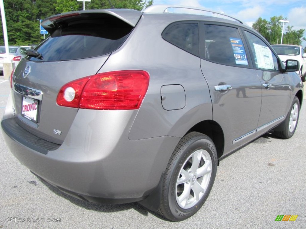 2011 Rogue SV - Gotham Gray Metallic / Black photo #5