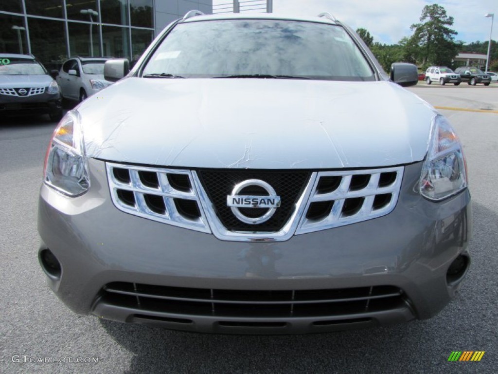 2011 Rogue SV - Gotham Gray Metallic / Black photo #8