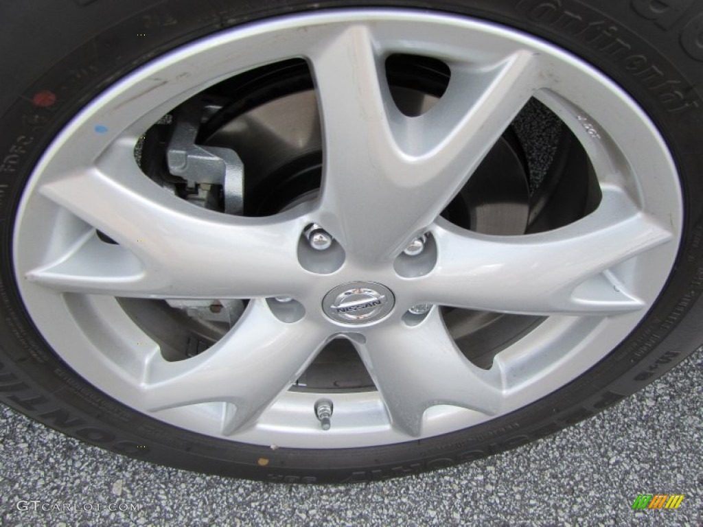 2011 Rogue SV - Gotham Gray Metallic / Black photo #9