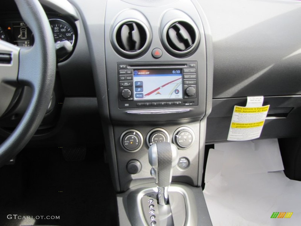 2011 Rogue SV - Gotham Gray Metallic / Black photo #11