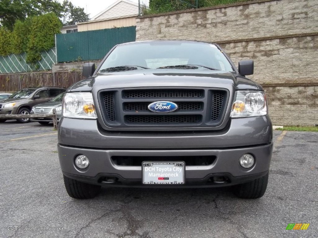 2006 F150 STX SuperCab 4x4 - Dark Shadow Grey Metallic / Medium Flint photo #3