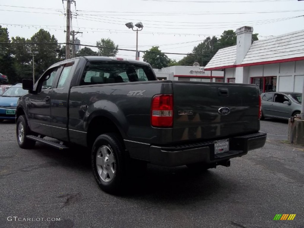 2006 F150 STX SuperCab 4x4 - Dark Shadow Grey Metallic / Medium Flint photo #5