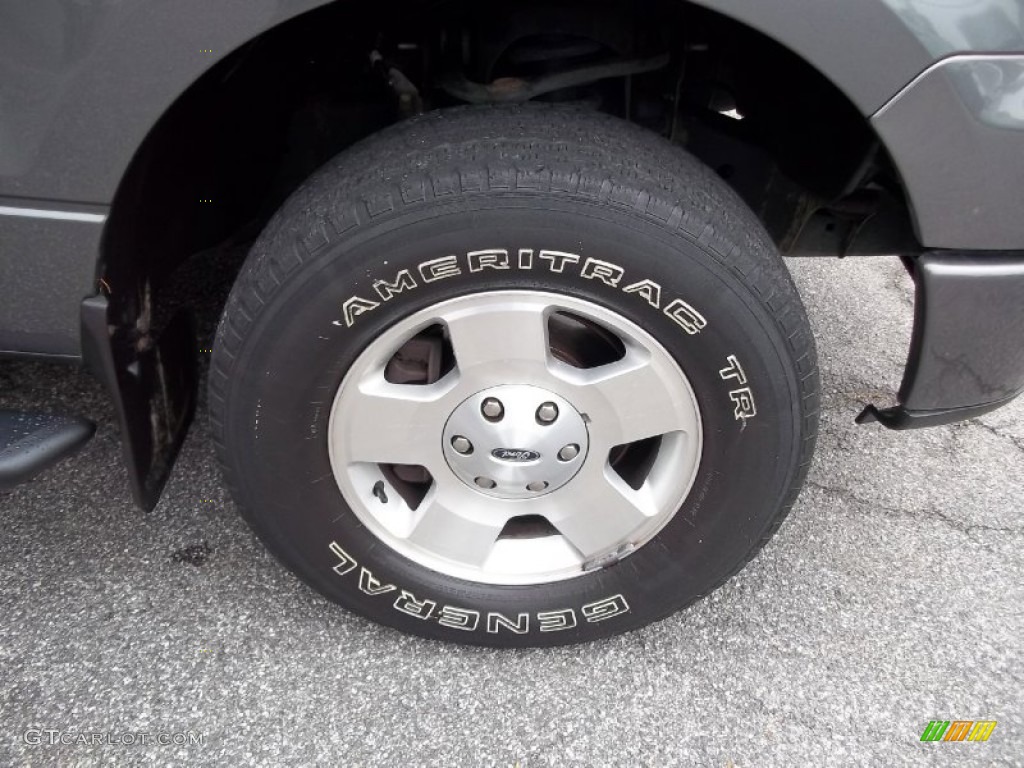 2006 F150 STX SuperCab 4x4 - Dark Shadow Grey Metallic / Medium Flint photo #9